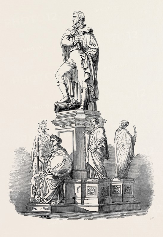 PRIZE MODELS FOR THE WELLINGTON MONUMENT: NO. 21, PREMIUM Ã‚Â£100, HERR HAHNEL, DRESDEN