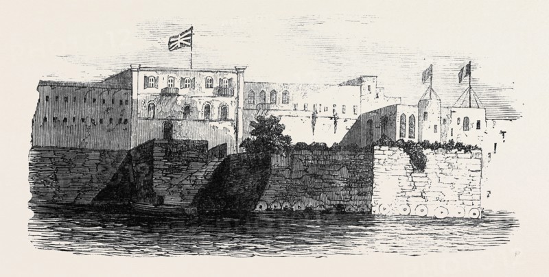 HOUSES OF THE ENGLISH AND FRENCH CONSULS AT RABAT, IN MOROCCO.