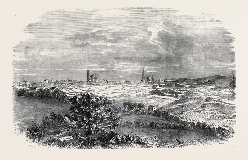 SURFACE WORKS OF THE GREAT WHEAL VOR TIN MINE, CORNWALL