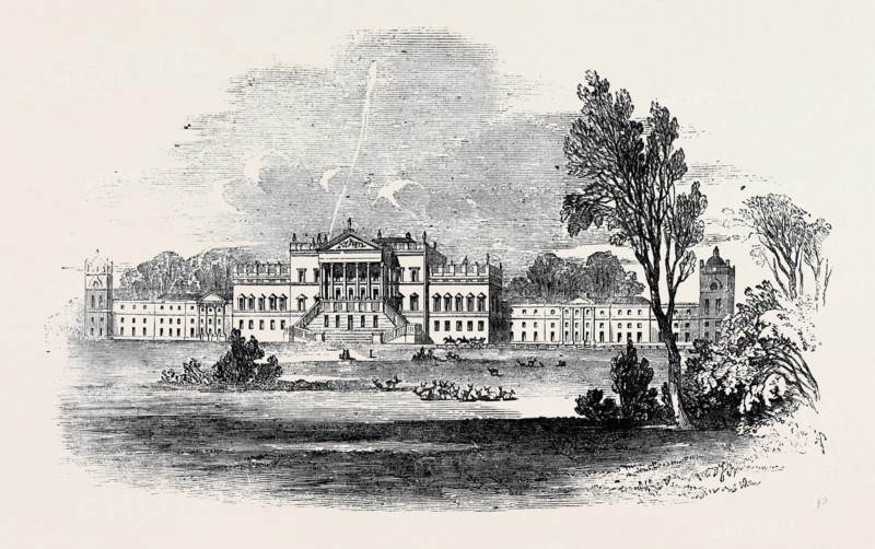 WENTWORTH HOUSE, THE SEAT OF THE LATE EARL FITZWILLIAM