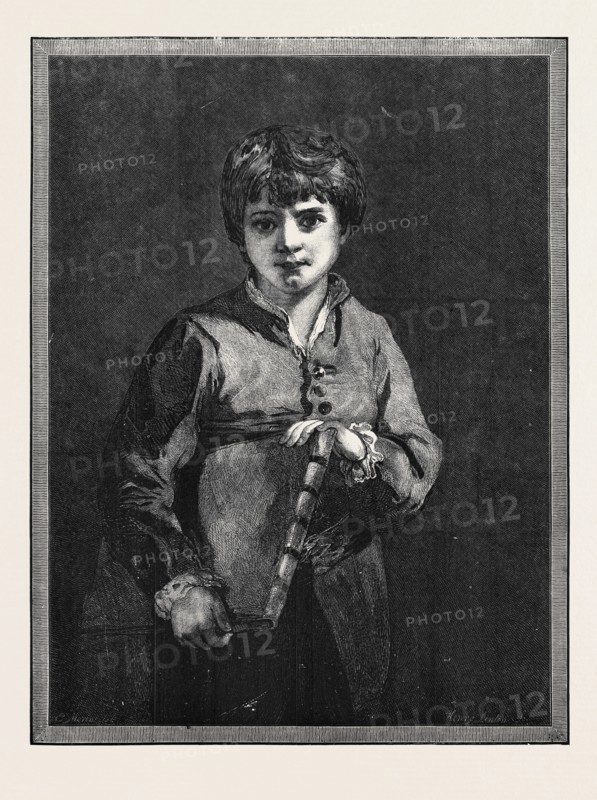 "THE SCHOOLBOY" PAINTED BY SIR JOSHUA REYNOLDS, FROM THE ART-TREASURES EXHIBITION, MANCHESTER