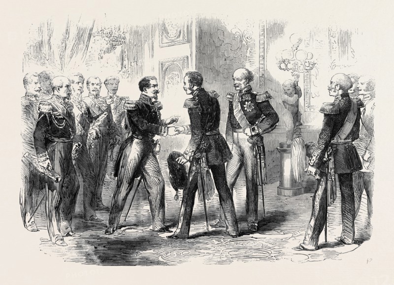 MEETING OF THE EMPEROR OF THE FRENCH AND THE EMPEROR OF RUSSIA AT STUTTGART
