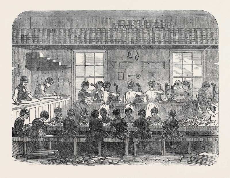 FISHER'S PATENT LABEL MANUFACTORY, BOSTON.