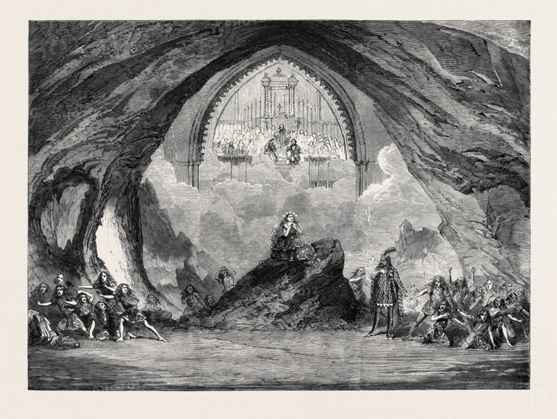 THE LAST SCENE FROM THE NEW OPERA OF "SATANELLA," AT COVENT GARDEN THEATRE
