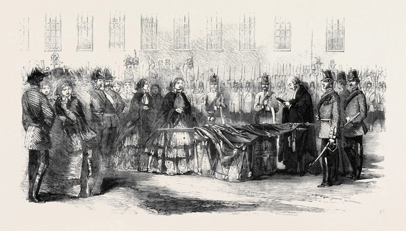 PRESENTATION OF COLOURS TO THE 14TH REGIMENT BY THE COUNTESS OF EGLINTON