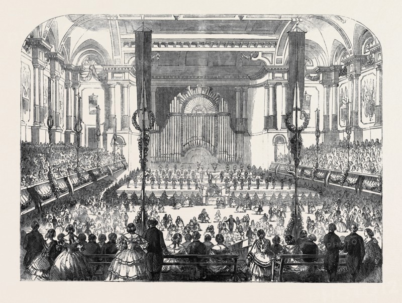 DR. MARK'S JUVENILE BALL IN THE FREE-TRADE HALL, MANCHESTER