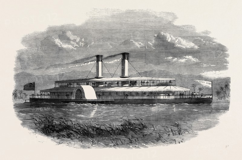 INDUS STEAM FLOTILLA, MODEL VESSEL CONSTRUCTED BY MR. SCOTT RUSSELL