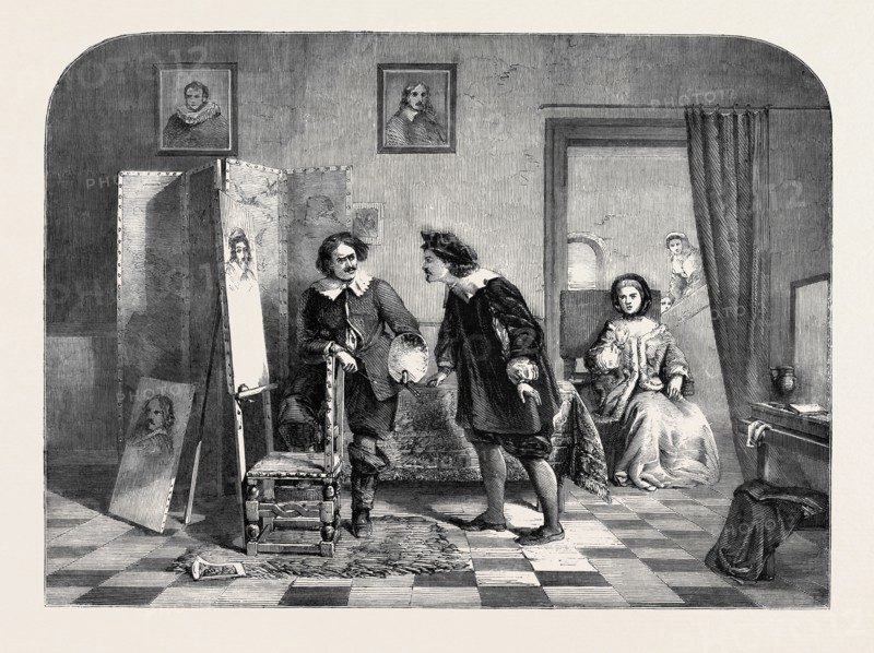 "VANDYKE AND FRANK HALS," FROM A PICTURE BY D.W. DEANE, IN THE FLATOU COLLECTION