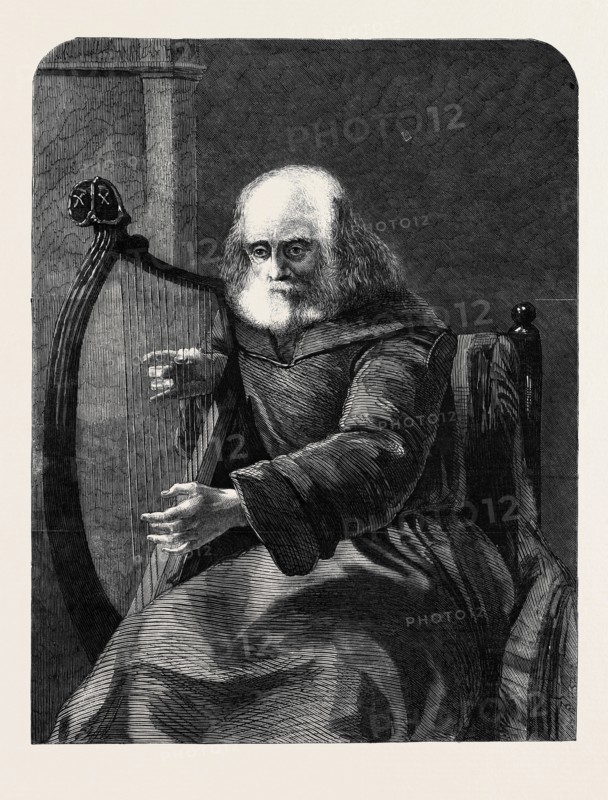 "THE LAY OF THE LAST MINSTREL" FROM A PAINTING BY W.P. FRITH, R.A., IN THE FLATOU COLLECTION