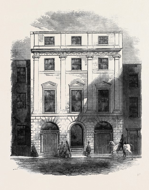 PREMISES OCCUPIED BY THE ARCHITECTURAL SOCIETIES OF LONDON, CONDUIT STREET