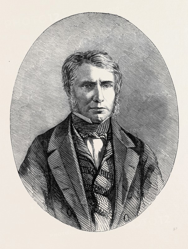 SIR CHARLES EDWARD TREVELYAN, K.C.B., THE NEW GOVERNOR-GENERAL OF MADRAS, FROM A PHOTOGRAPH BY BEARD