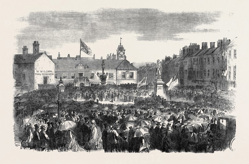 INAUGURATION OF THE STEEL MONUMENT AT CARLISLE ON THE 16TH ULT.