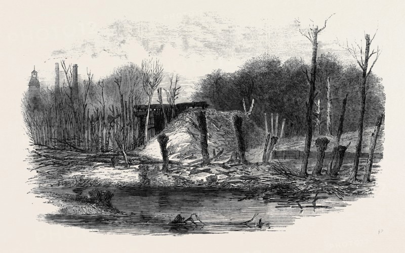 SCENE OF THE RECENT EXPLOSION IN HOUNSLOW POWDER MILLS