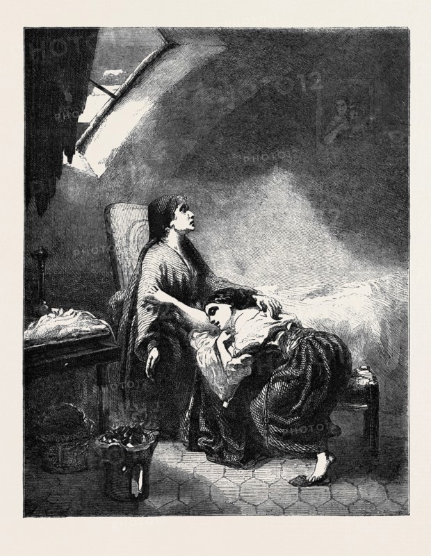 "THE LAST PRAYER" BY TASSAERT, IN THE FRENCH EXHIBITION