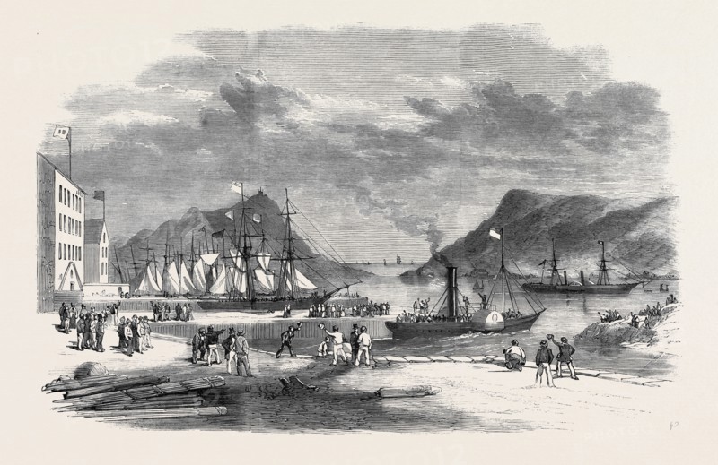 EMBARKATION AT ST. JOHN'S, NEWFOUNDLAND, OF THE HON. JOHN KENT, ONE OF THE NEWFOUNDLAND FISHERY COMMISSIONERS