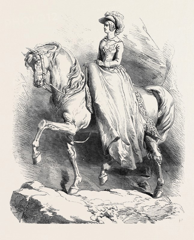 STATUETTE OF HER MAJESTY, MODELLED BY COUNT D'ORSAY