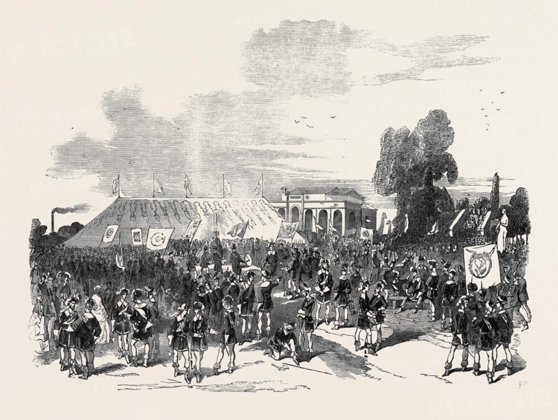 FETE OF THE ANCIENT ORDER OF FORESTERS AT THE SURREY ZOOLOGICAL GARDENS, ON MONDAY