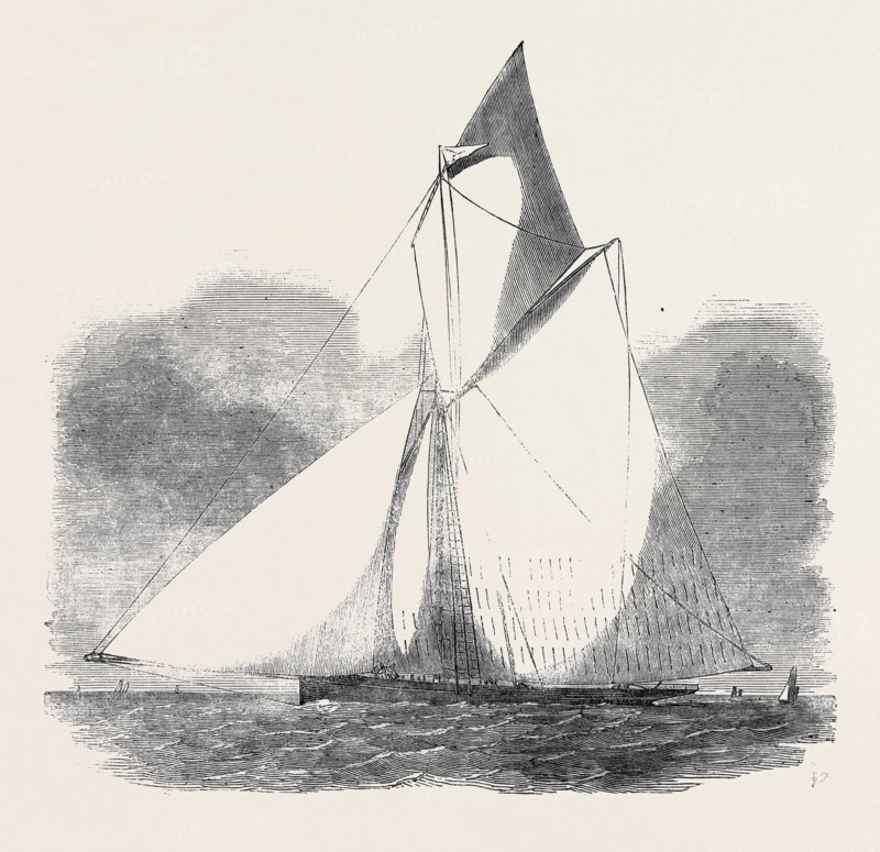 THE " VOLANTE," WINNER OF THE ROYAL THAMES YACHT CLUB GRAND CHALLENGE CUP