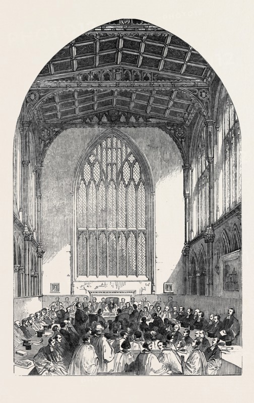 SITTING OF THE SYNOD, IN THE CHAPTER-HOUSE.