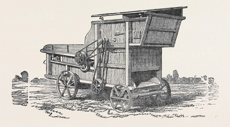 CLAYTON, SHUTTLEWORTH, AND CO.'S THRESHING MACHINE