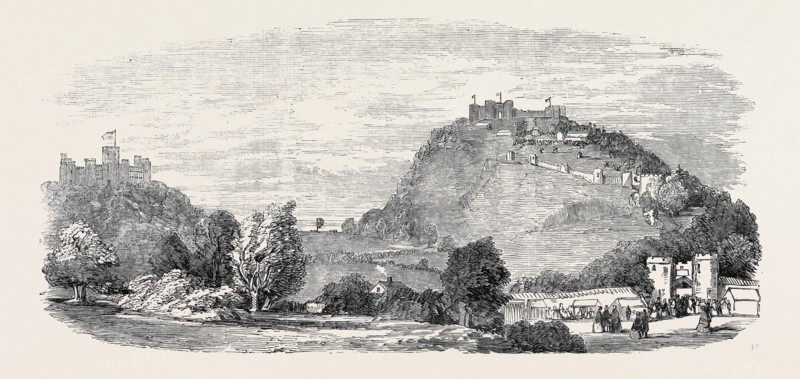 FESTIVITIES AT BEESTON CASTLE, the annual festival in aid of the widows and orphans of the Peckforton district of the Independent order of Odd Fellows M.U., was held on these picturesque and romantic heights