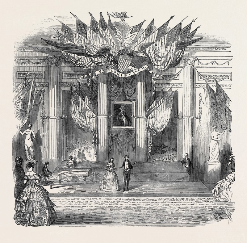 GRAND ENTERTAINMENT TO THE AMERICAN MINISTER, AT WILLIS'S ROOMS, ST. JAMES'S