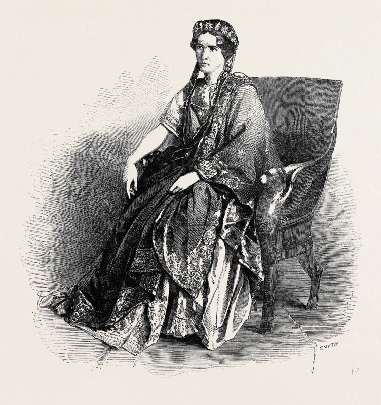 MADEMOISELLE RACHEL AS "VALERIA"