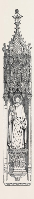 GOTHIC NICHE, MESSRS. LANE AND LEWIS, THE GREAT EXHIBITION