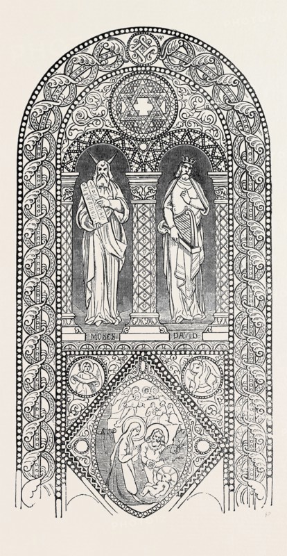 STAINED WINDOW, BY GIBSON, NEWCASTLE