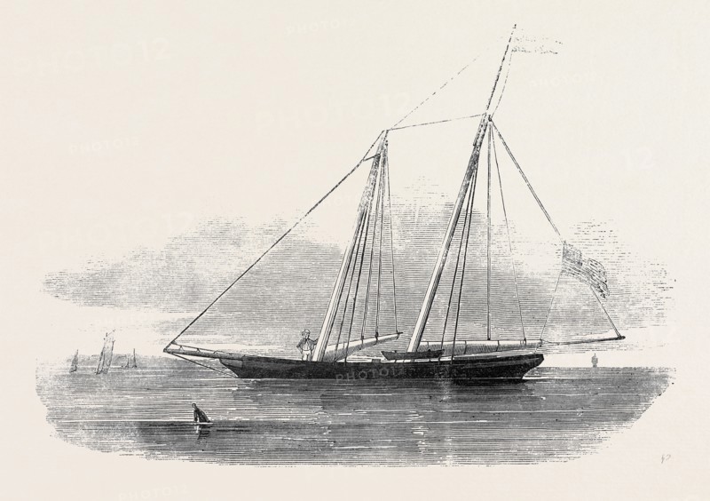 THE UNITED STATES CLIPPER YACHT "AMERICA," OF THE NEW YORK YACHT CLUB