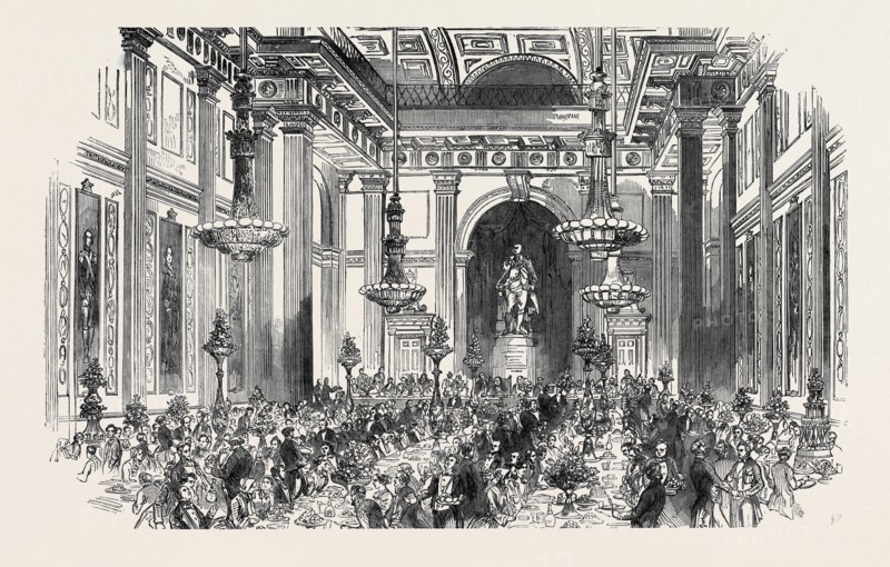 SOIREE OF THE VEGETARIAN SOCIETY, IN FREEMASONS' HALL