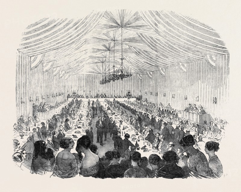 BANQUET TO ROBERT STEPHENSON, ESQ., M.P., AT BANGOR, ON WEDNESDAY