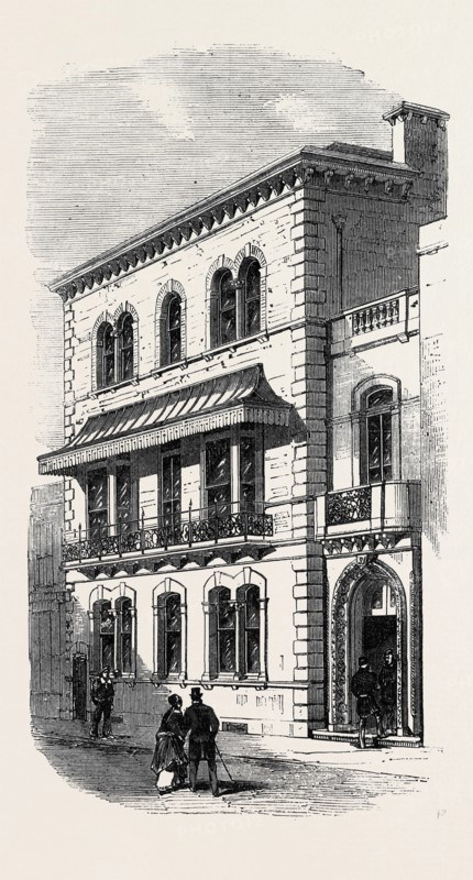 THE ROYAL NAVAL CLUB, PORTSMOUTH, UK, 1869