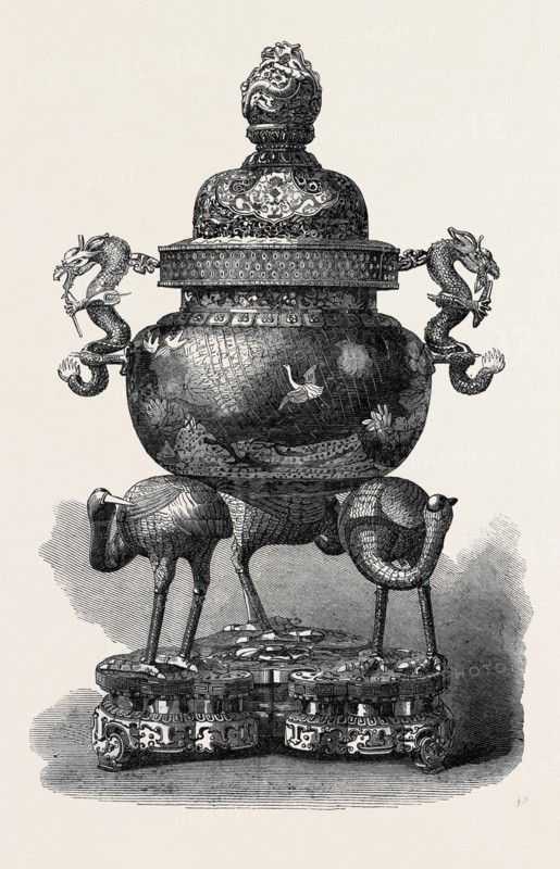 CHINESE VASE, PURCHASED BY THE KING OF THE BELGIANS, 1869