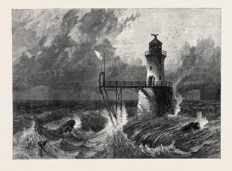 THE ROMAN ROCKS LIGHTHOUSE, SIMON'S BAY, CAPE OF GOOD HOPE, 1869
