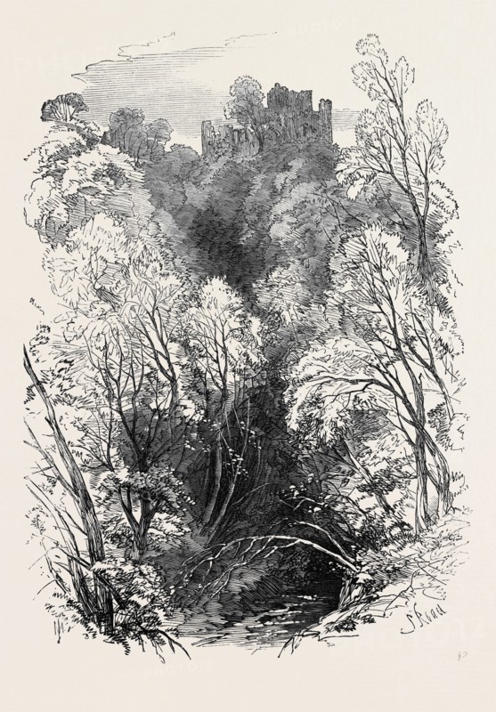 THE DEVON VALLEY RAILWAY IN SCOTLAND: THE RUMBLING BRIG, 1869, UK