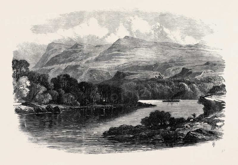 PRINCE ARTHUR'S VISIT TO IRELAND: THE WINDINGS OF LOUGH ERNE, COUNTY FERMANAGH, 1869