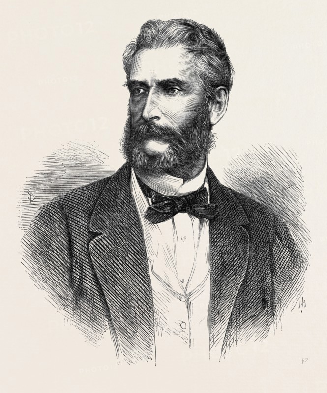 THE HON. J.R. MOTLEY, THE NEW MINISTER OF THE UNITED STATES IN GREAT BRITAIN, 1869