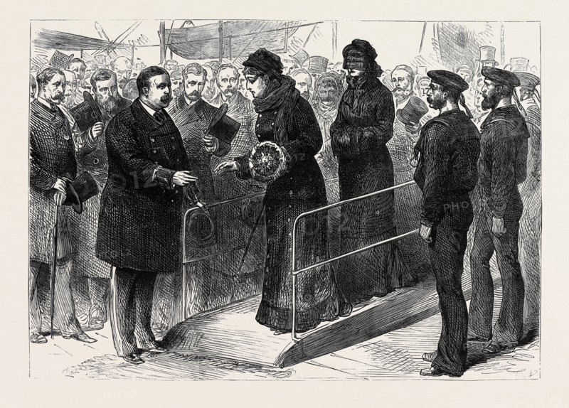 DEPARTURE OF THE EMPRESS EUGÃâNIE FOR ZULULAND, 1880