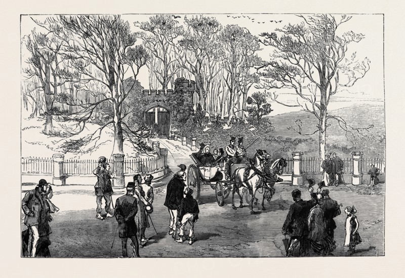 ENTRANCE LODGE, HAWARDEN, 1880