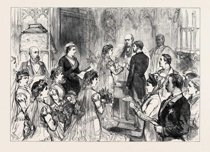 THE ROYAL MARRIAGE AT WINDSOR, 1880