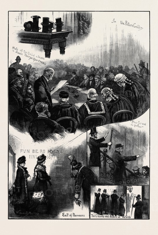 ELECTION OF REPRESENTATIVE PEERS FOR SCOTLAND, AT HOLYROOD PALACE, EDINBURGH, SCOTLAND, 1880