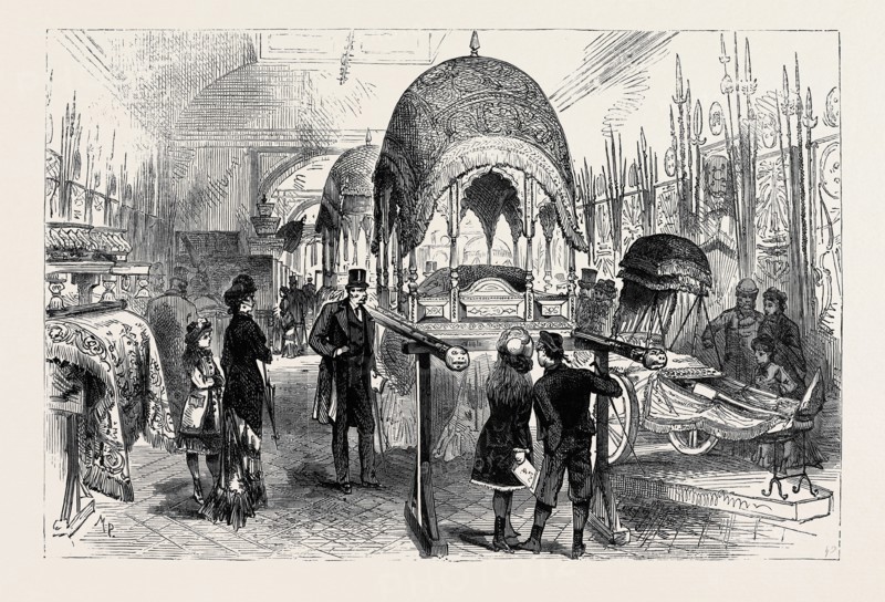THE NEW INDIAN SECTION, SOUTH KENSINGTON MUSEUM, LONDON, 1880