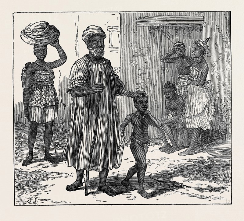 A BLIND BEGGAR. CAPE COAST CASTLE, 1874
