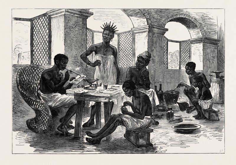 THE ASHANTEE WAR: JEWELLER'S SHOP, CAPE COAST CASTLE, 1874