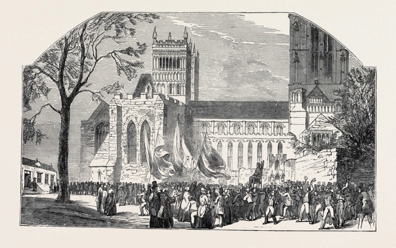 DURHAM ELECTION, CHAIRING OF LORD A. VANE, M.P., 1852