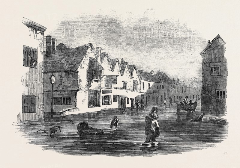 FLOOD AT FISHERTON, SALISBURY