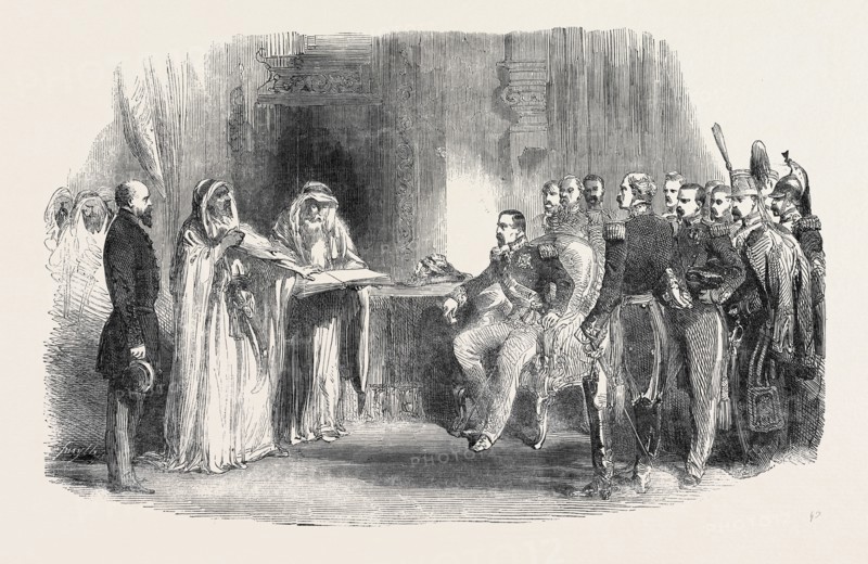 LIBERATION OF ABD-EL-KADER, BY THE PRESIDENT, FROM THE CHATEAU OF AMBOISE
