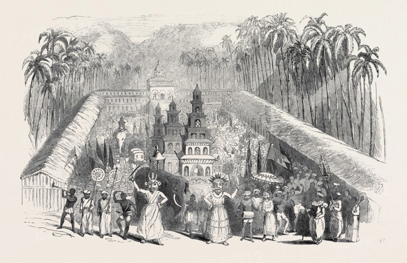 FESTIVAL OF THE PERAHERA, IN CEYLON