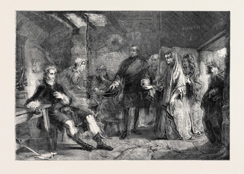 "FLORA MACDONALD INTRODUCED TO PRINCE CHARLES EDWARD, AFTER THE BATTLE OF CULLODEN" PAINTED BY ALEXANDER JOHNSTONE